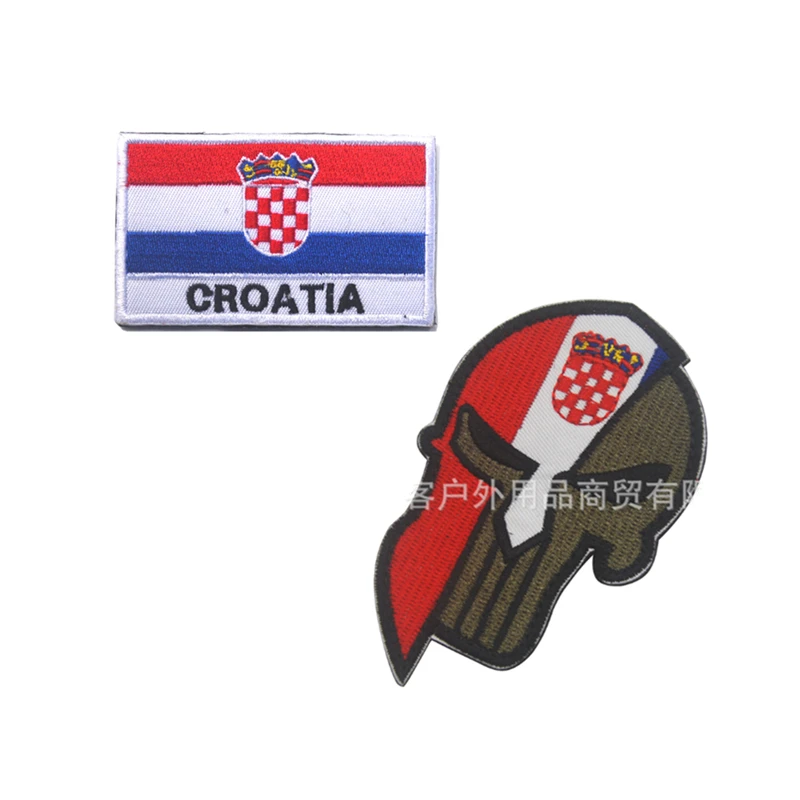 Croatia Croatian National Flag Embroidery Patch Embroidered Patches Military Tactical Armband Shoulder Mark Fabric Sticker
Croatia Croatian National Flag Embroidery Patch Embroidered Patches Military Tactical Armband Shoulder Mark Fabric Sticker