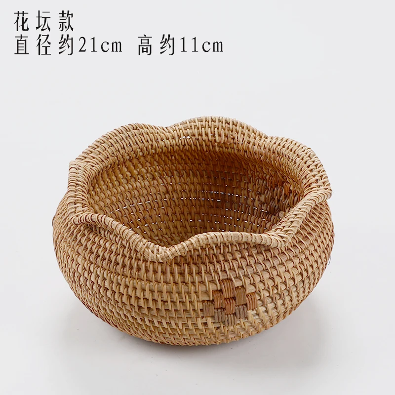 New Creative Handmade Rattan Fruit Bowl Ornaments Desktop Home Outdoor Picnic Finishing Basket Snacks Sundry Storage Basket
New Creative Handmade Rattan Fruit Bowl Ornaments Desktop Home Outdoor Picnic Finishing Basket Snacks Sundry Storage Basket