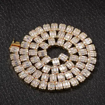 Hip Hop Chain 8Mm Iced Out Full Rhinestone Chain Geometric AAA Cubic Zircon Chain Bling Bling Necklaces for Men Women
Hip Hop Chain 8Mm Iced Out Full Rhinestone Chain Geometric AAA Cubic Zircon Chain Bling Bling Necklaces for Men Women