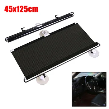 Auto Car Retractable Sun Shade Replacement Accessory Curtain Block Sun Visor Black PVC
Auto Car Retractable Sun Shade Replacement Accessory Curtain Block Sun Visor Black PVC