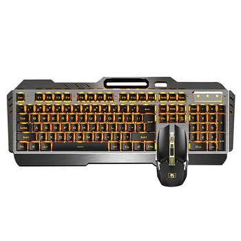 1 Set Gaming Keyboard Mouse Backlight Keyboard Mouse Wireless Keyboard Mouse Kit for Computer (Black)
1 Set Gaming Keyboard Mouse Backlight Keyboard Mouse Wireless Keyboard Mouse Kit for Computer (Black)