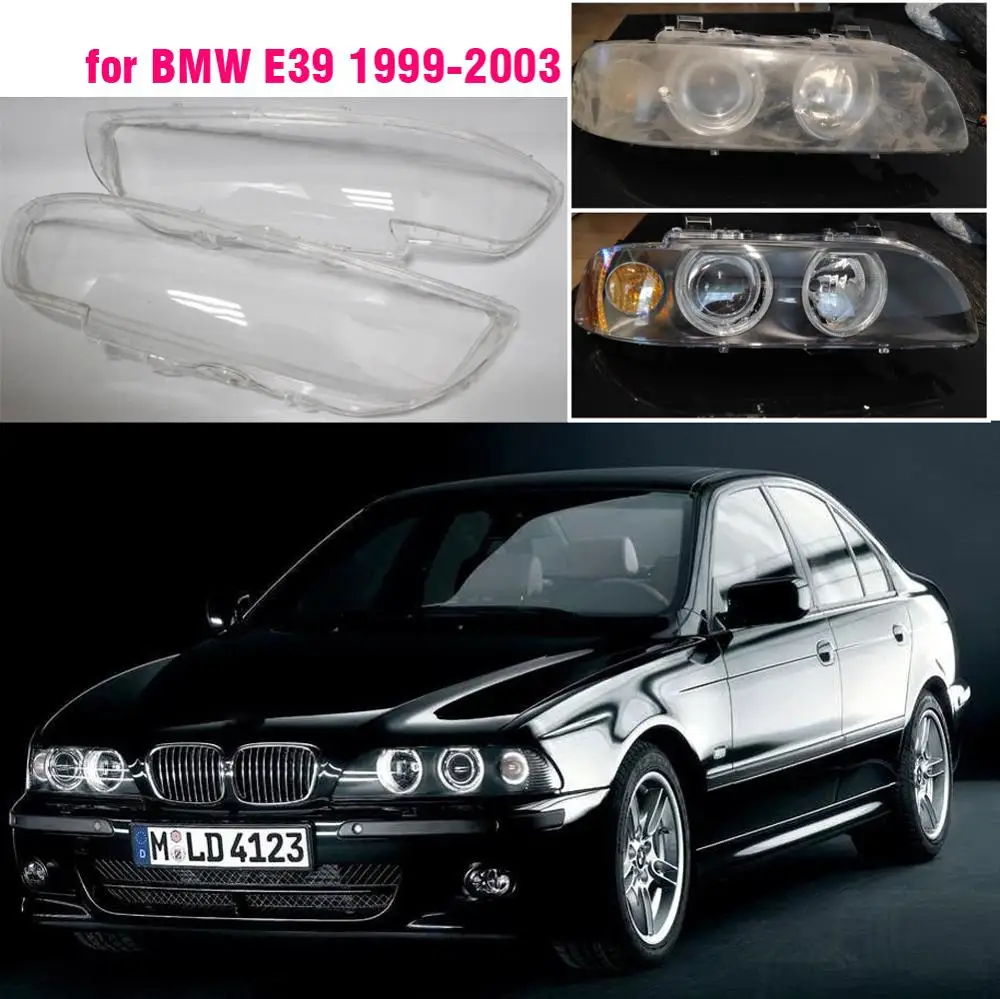 Car Front Headlight Lens Cover For BMW E39 5 1999 2000 2001 2002 glass Auto Shell Headlamp Lampshade transparent
Car Front Headlight Lens Cover For BMW E39 5 1999 2000 2001 2002 glass Auto Shell Headlamp Lampshade transparent
