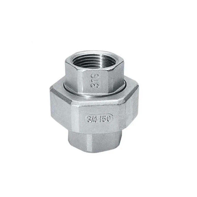 BSPT 1-1/4" DN32 Thread Malleable Female Straight Union Coulping Pipe Fittings Stainless Steel SS304
BSPT 1-1/4" DN32 Thread Malleable Female Straight Union Coulping Pipe Fittings Stainless Steel SS304