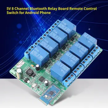 DC 5V 8 Channel Bluetooth Relay Board Remote Control Switch Wireless Smart Switch Relay Module Compatible for Android
DC 5V 8 Channel Bluetooth Relay Board Remote Control Switch Wireless Smart Switch Relay Module Compatible for Android