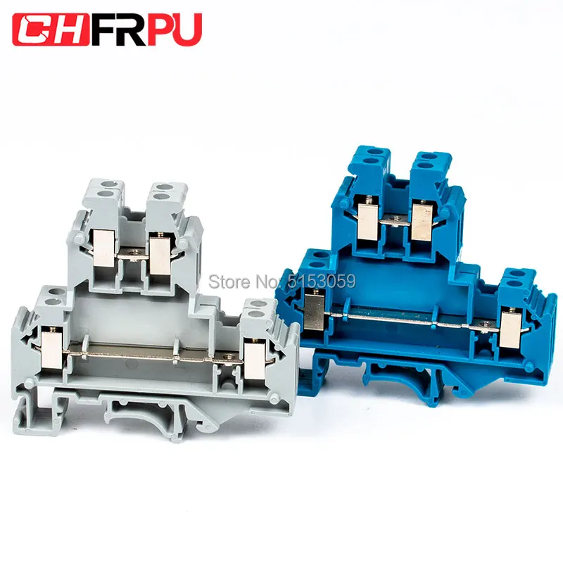 CHFRPU 10Pcs UKKB-5 Din Rail Terminal Blocks UKKB5 Connector Double Layer Terminal Blocks Screw Electrical Wiring
CHFRPU 10Pcs UKKB-5 Din Rail Terminal Blocks UKKB5 Connector Double Layer Terminal Blocks Screw Electrical Wiring
