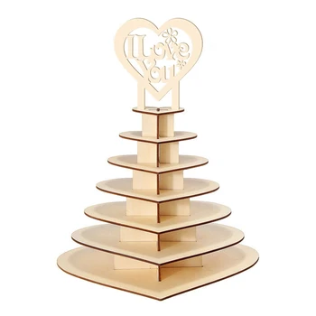 (7-layer Iloveyou Chocolate Stand) Wooden Love Chocolate Stand Decoration Heart-shaped Chocolate Stand Wedding Party 
(7-layer Iloveyou Chocolate Stand) Wooden Love Chocolate Stand Decoration Heart-shaped Chocolate Stand Wedding Party