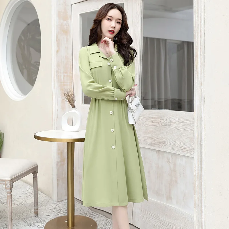 Egg Hepburn Wind Waist Hugging Slimming Shirt Dress Women's Mid-length 2020 Early Spring French Platycodon Grandiflorum V-neck L
Egg Hepburn Wind Waist Hugging Slimming Shirt Dress Women's Mid-length 2020 Early Spring French Platycodon Grandiflorum V-neck L