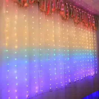 Home Lighting 210 LED Curtain Window Lights Fairy String Lights Wall Bedroom Wedding Birthday Party Christmas Decorations
Home Lighting 210 LED Curtain Window Lights Fairy String Lights Wall Bedroom Wedding Birthday Party Christmas Decorations