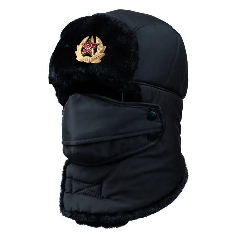 Зимние теплые шапки-ушанки шарф для мужчин и женщин русский Охотник теплая