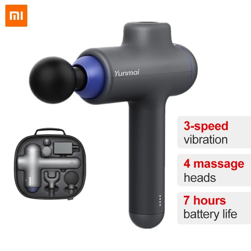 Xiaomi Mijia Yunmai Tissue Massage Gun Muscle Pain Muscle Massager Management Exercising Body Relaxation Slimming Shaping
Xiaomi Mijia Yunmai Tissue Massage Gun Muscle Pain Muscle Massager Management Exercising Body Relaxation Slimming Shaping