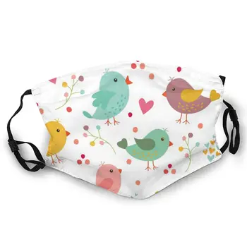 Cute Birds Double-sided printed dustproof and windproof mask, can be cleaned and reused, suitable for outdoor sports
Cute Birds Double-sided printed dustproof and windproof mask, can be cleaned and reused, suitable for outdoor sports