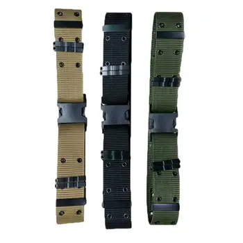 Multifunction Adjustable Belt with Plastic Buckle Army Military Outdoor Sports Thick Belt Steel Buckle Single Circle Belt
Multifunction Adjustable Belt with Plastic Buckle Army Military Outdoor Sports Thick Belt Steel Buckle Single Circle Belt