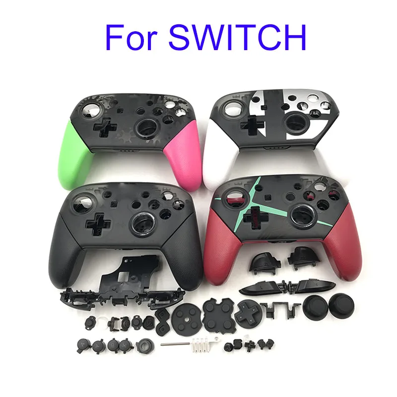 Replacement For NS SWITCH PRO handle gampad controller DIY plastic case shell housing With Buttons Kit
Replacement For NS SWITCH PRO handle gampad controller DIY plastic case shell housing With Buttons Kit