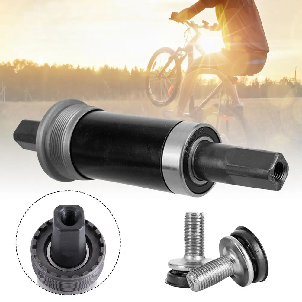 

Bicycle BSA Bottom Bracket 103/107 / 110.5 / 113/116mm Quare Hole Crank Axis bicycle parts BB for Square Tapered Spindle Crankse
