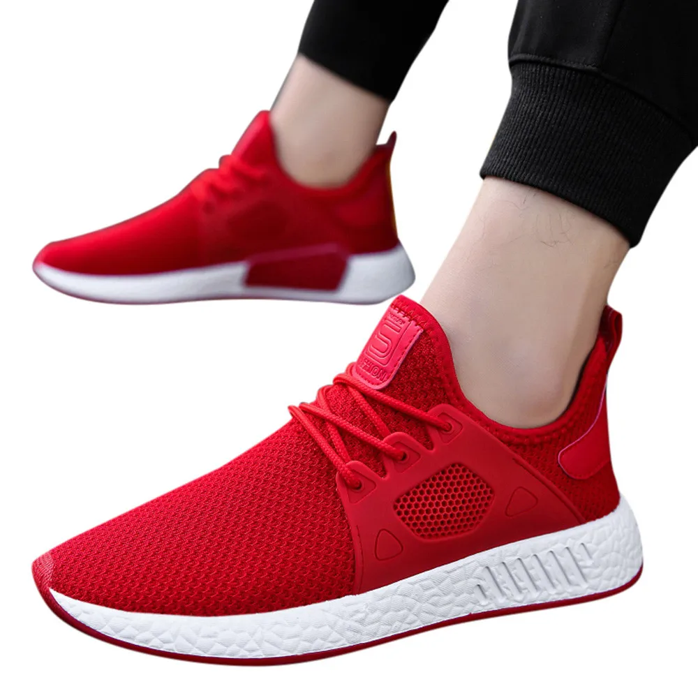 SAGACE Gym Shoes Men Fashion Ventilation Solid Cross Tied Casual Shoes Shock Absorption Breathable Flat With Running Shoes X0103
SAGACE Gym Shoes Men Fashion Ventilation Solid Cross Tied Casual Shoes Shock Absorption Breathable Flat With Running Shoes X0103
