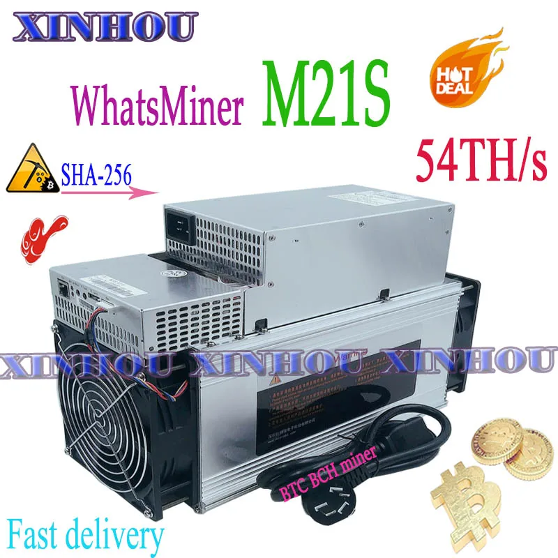 Б/у Майнер BTC BCH WhatsMiner M21S 54T, экономичный, чем Antminer S9 S11 S15 S17 T17 S17e T17e WhatsMiner M20S Innosilicon T2T T3
Б/у Майнер BTC BCH WhatsMiner M21S 54T, экономичный, чем Antminer S9 S11 S15 S17 T17 S17e T17e WhatsMiner M20S Innosilicon T2T T3