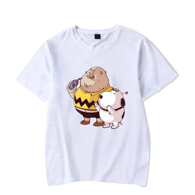 Women 2020 Summer Tee Shirt Femme Funny Snoopy Dog Printed Harajuku T Shirt Korean Tops Streetwear Camiseta Mujer XS-4XL