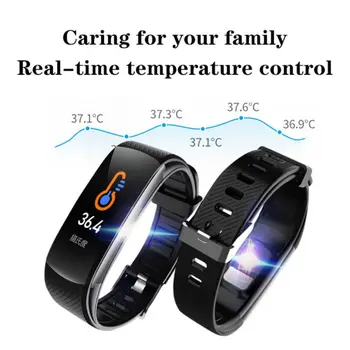hOT Blood Pressure Heart Rate Information Push Sleep Pedometer Bluetooth Smart Bracelet C6T Body Temperature Bracelet Watch
hOT Blood Pressure Heart Rate Information Push Sleep Pedometer Bluetooth Smart Bracelet C6T Body Temperature Bracelet Watch