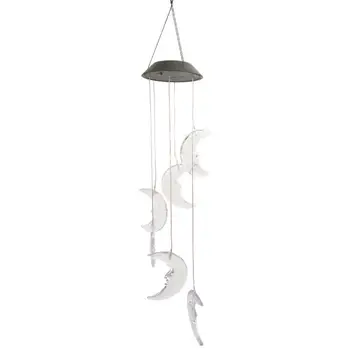 Moon Shape Solar Light Outdoor Powered LED Wind Chime Color Change Spiral Wind Chime Outdoor Light Decorative Garden Light
Moon Shape Solar Light Outdoor Powered LED Wind Chime Color Change Spiral Wind Chime Outdoor Light Decorative Garden Light