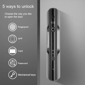 Eseye Biometric Fingerprint Lock Electronic Digital Mobile APP Automatic Lock Cat Eye Smart Door Lock For Hotels And Families 
Eseye Biometric Fingerprint Lock Electronic Digital Mobile APP Automatic Lock Cat Eye Smart Door Lock For Hotels And Families