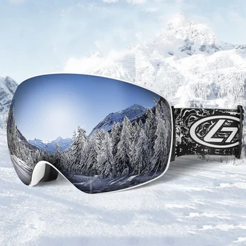 New Men Women Rimless Ski Goggles Double Layers Anti-fog Big Ski Mask Glasses Skiing Snow Snowboard Goggles Eyewear
New Men Women Rimless Ski Goggles Double Layers Anti-fog Big Ski Mask Glasses Skiing Snow Snowboard Goggles Eyewear