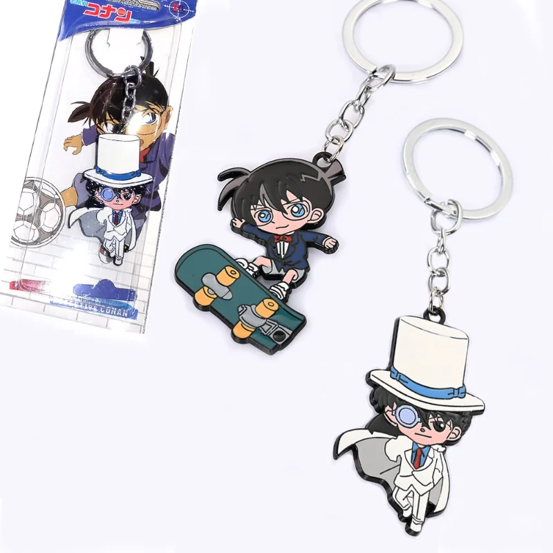Wholesale Classic Anime Detective Conan Accesorios Keychain Key Ring Cute Acrylic Key Holder Bag Pendant Metal for Man Women
Wholesale Classic Anime Detective Conan Accesorios Keychain Key Ring Cute Acrylic Key Holder Bag Pendant Metal for Man Women