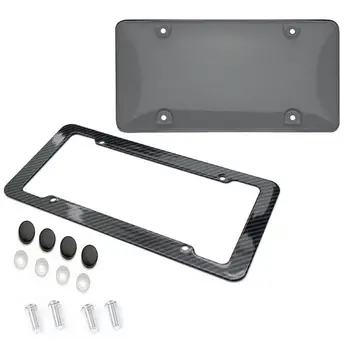 Universal Car License Plate Frame Plastic Tag Cover Bracket With Standard Screw Kits Fit for Most Cars
Universal Car License Plate Frame Plastic Tag Cover Bracket With Standard Screw Kits Fit for Most Cars