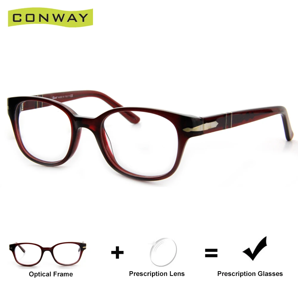 CONWAY Acetate Prescription Glasses Customized Glasses Single Vision Progressive Reading Lens Anti-Glare/Digital Block Coating
CONWAY Acetate Prescription Glasses Customized Glasses Single Vision Progressive Reading Lens Anti-Glare/Digital Block Coating