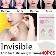 40pcs Facial Slim Anti Wrinkle Sticker V Face Shaper Artifact Invisible Sticker Instant Face Lift Neck Chin Lift Secret Tapes
40pcs Facial Slim Anti Wrinkle Sticker V Face Shaper Artifact Invisible Sticker Instant Face Lift Neck Chin Lift Secret Tapes