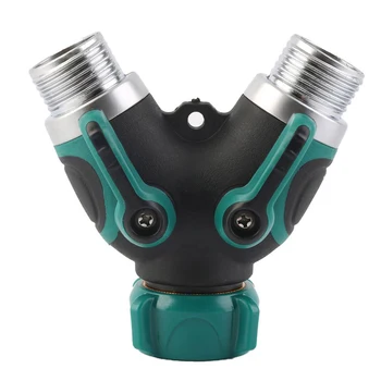 3/4" Valve 2-Way Hose Splitters Connector With Valves Knob Garden Accessories Agriculture Fittings Gardening Tools And Equipment
3/4" Valve 2-Way Hose Splitters Connector With Valves Knob Garden Accessories Agriculture Fittings Gardening Tools And Equipment