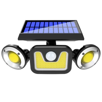 3 Heads 83 COB LED Rotation Solar Wall Light Waterproof Motion Sensor Solar Lamp for Outdoor Garden Yard Street Security Lamp
3 Heads 83 COB LED Rotation Solar Wall Light Waterproof Motion Sensor Solar Lamp for Outdoor Garden Yard Street Security Lamp