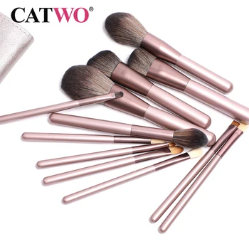 Catwo Pink Makeup brushes set Professional Natural Synthetic hair brushes Foundation Powder Contour Eyeshadow make up brushes 
Catwo Pink Makeup brushes set Professional Natural Synthetic hair brushes Foundation Powder Contour Eyeshadow make up brushes