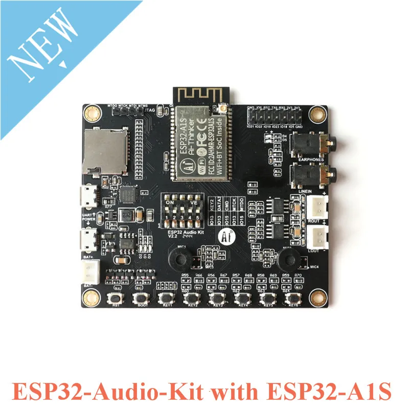 ESP32-Audio-Kit ESP32-Aduio-Kit ESP32-A1S ESP32 Audio Development Board WiFi Bluetooth Module Low Power Dual-core 8M PSRAM
ESP32-Audio-Kit ESP32-Aduio-Kit ESP32-A1S ESP32 Audio Development Board WiFi Bluetooth Module Low Power Dual-core 8M PSRAM