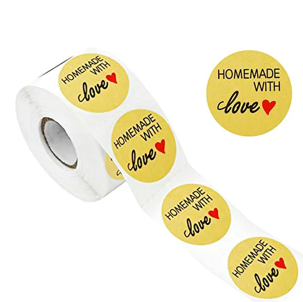 500pcs round "handmade with love" yellow sticker birthday party holiday party gift decoration sticker stationery stickers
500pcs round "handmade with love" yellow sticker birthday party holiday party gift decoration sticker stationery stickers