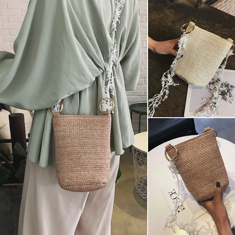 Straw Bucket Bud Ribbon Shoulder Bag Summer Beach Holiday Weaving Diagonal Literary Ladies Bag J9
Straw Bucket Bud Ribbon Shoulder Bag Summer Beach Holiday Weaving Diagonal Literary Ladies Bag J9