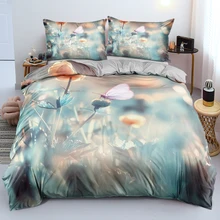 

3D Pastoral Style Duvet Cover Set Bed Linen Bedclothes With Pillowcases Twin Double Queen King Sizes Retain Softness For Bedroom