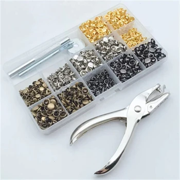 480 Sets 3 Sizes Leather Rivets Double Cap Rivet Tubular Metal Studs Fastener Button Rivet Setting Tool Kit With Storage Box
480 Sets 3 Sizes Leather Rivets Double Cap Rivet Tubular Metal Studs Fastener Button Rivet Setting Tool Kit With Storage Box