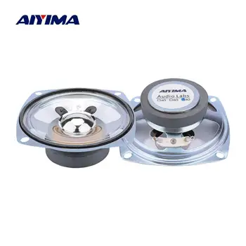 

AIYIMA 2Pcs 3 Inch Full Range Speakers 8 Ohm 5W 78MM Square Portable Audio Speaker Unit Amplifier Home Sound Theater Loudspeaker