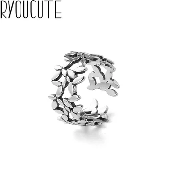 New 100% Real 925 Sterling Silver Big Leaf Rings For Women Big Finger Rings For Unisex Jewelry Men
New 100% Real 925 Sterling Silver Big Leaf Rings For Women Big Finger Rings For Unisex Jewelry Men
