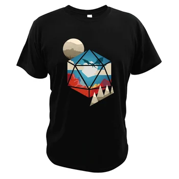 20 Sided Dice D20 Dungeons And Dragons 100% Cotton Tshirt Digital Print High Quality EU Size Video Game Tee Tops 
20 Sided Dice D20 Dungeons And Dragons 100% Cotton Tshirt Digital Print High Quality EU Size Video Game Tee Tops