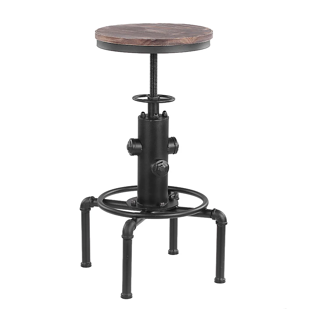 Metal Pinewood Top Bar Stools Adjustable Height Swivel Bar Stool Seat Modern dining Chairs Bar Stools For Home Vintage Pub Cafe
Metal Pinewood Top Bar Stools Adjustable Height Swivel Bar Stool Seat Modern dining Chairs Bar Stools For Home Vintage Pub Cafe