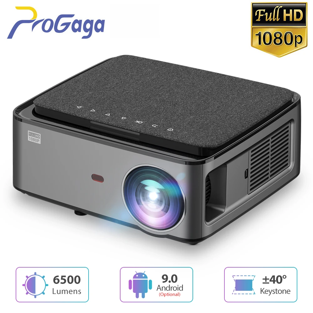Проектор ProGaga GA828 Full HD 1920x1080P Wi-Fi Android 9 0 | Электроника
