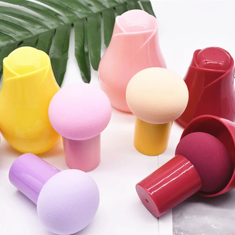 1pc make up sponge portable colorful mushroom head dry & wet dual purpose powder puff clear with floral cosmetic package
1pc make up sponge portable colorful mushroom head dry & wet dual purpose powder puff clear with floral cosmetic package