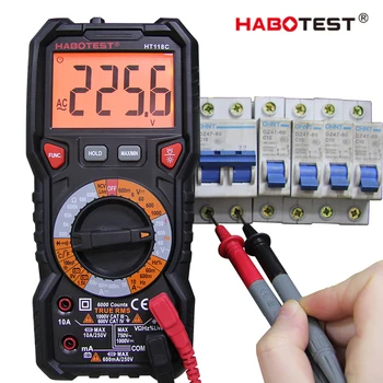 HT118C 6000 counts digital multimeter multitester multi tester tester multitester profesional
HT118C 6000 counts digital multimeter multitester multi tester tester multitester profesional