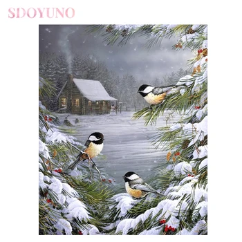 SDOYUNO DIY painting by number with frame for adults kids birds Snow scenery Acrylic Paint By Number Wall Art Picture home decor
SDOYUNO DIY painting by number with frame for adults kids birds Snow scenery Acrylic Paint By Number Wall Art Picture home decor
