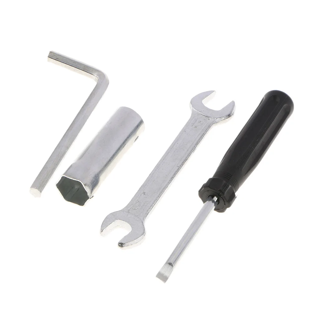 16mm Spark Plug Socket,10/12 Open Spanner ,6mm Allen Wrench, Screwdriver , Tool Bag 16mm Spark Plug Socket,10/12 Open Spanner ,6mm Allen Wrench, Screwdriver , Tool Bag