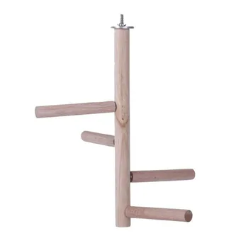 Bird Perch Parrot Bird Cage Stand Toys Natural Wooden Activity Branches Climbing Stairs for Conure Parakeet Budgie 
Bird Perch Parrot Bird Cage Stand Toys Natural Wooden Activity Branches Climbing Stairs for Conure Parakeet Budgie
