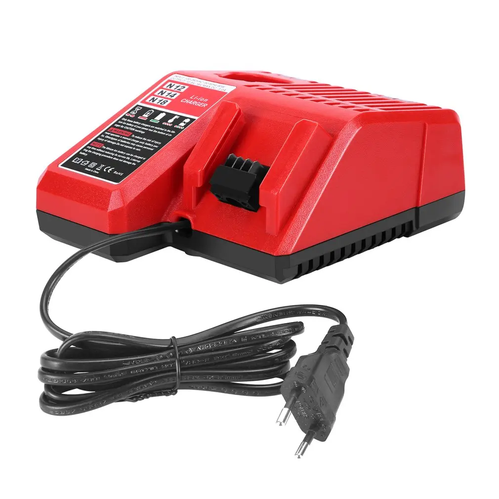 Professional M12-18C Battery Charger Power Tool Battery Fast Charger for Milwaukee 12-18V 3A Li-ion Batteries EU plug
Professional M12-18C Battery Charger Power Tool Battery Fast Charger for Milwaukee 12-18V 3A Li-ion Batteries EU plug
