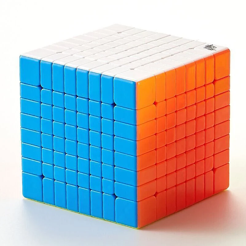 Циклонный кубик пазл для мальчиков 8x8x8 Магический без наклеек 8*8 развивающие