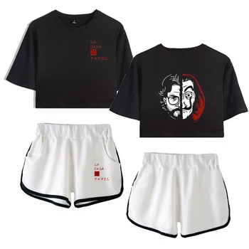 Money Heist TV series 2D Trendy Women two-piece Summer Fashion Shirt And Shorts Kpop Sexy Trend Casual Clothes
Money Heist TV series 2D Trendy Women two-piece Summer Fashion Shirt And Shorts Kpop Sexy Trend Casual Clothes